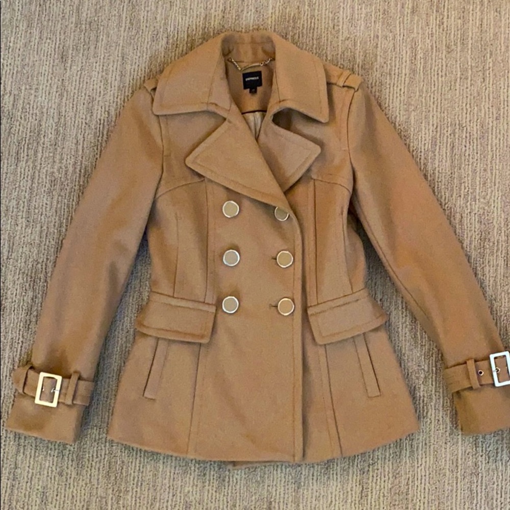 Like New Camel Color Express Coat. Size XS.